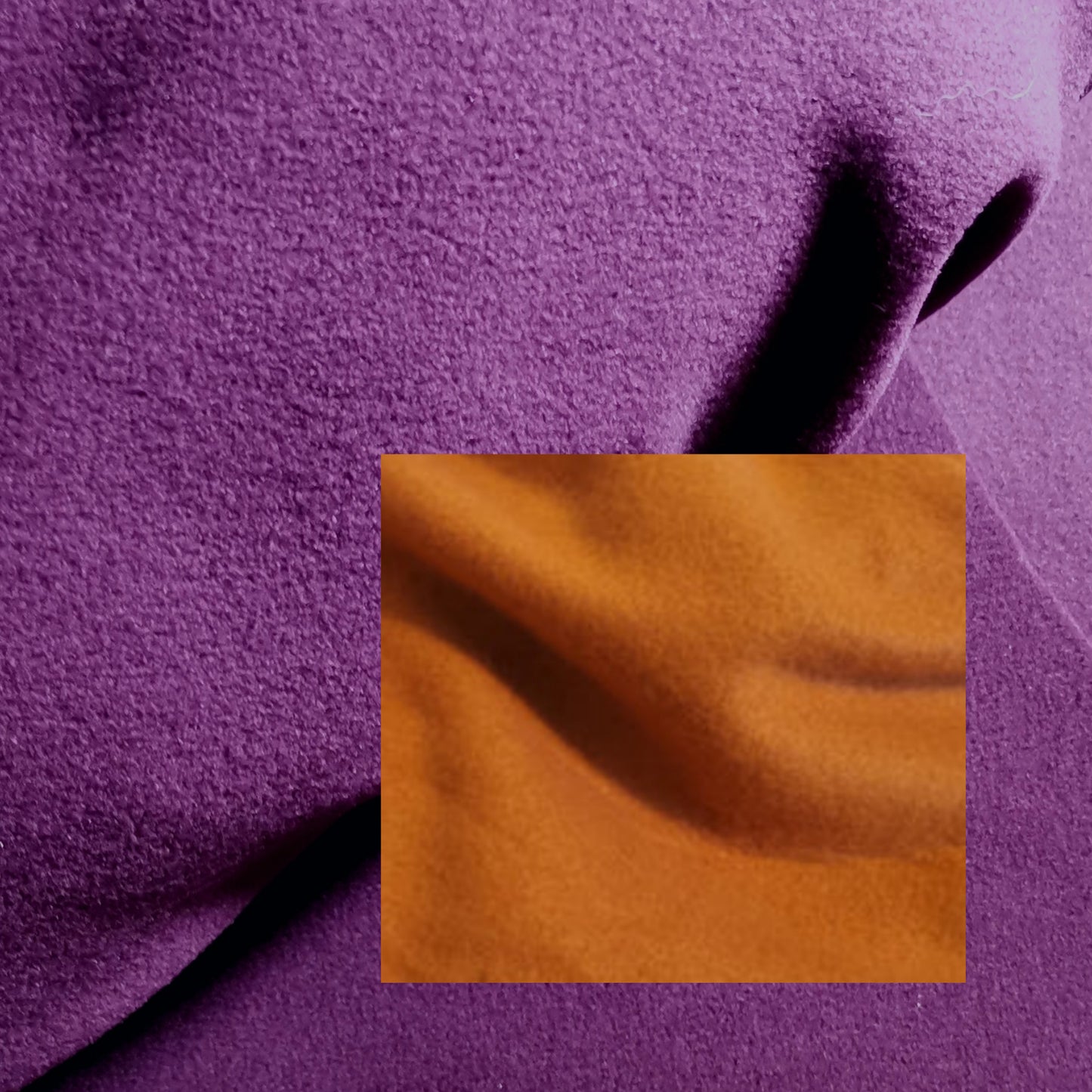 Double-faced Polar fleece hood with neck warmer