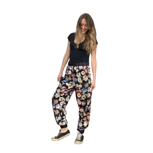 Velvet jogger pants