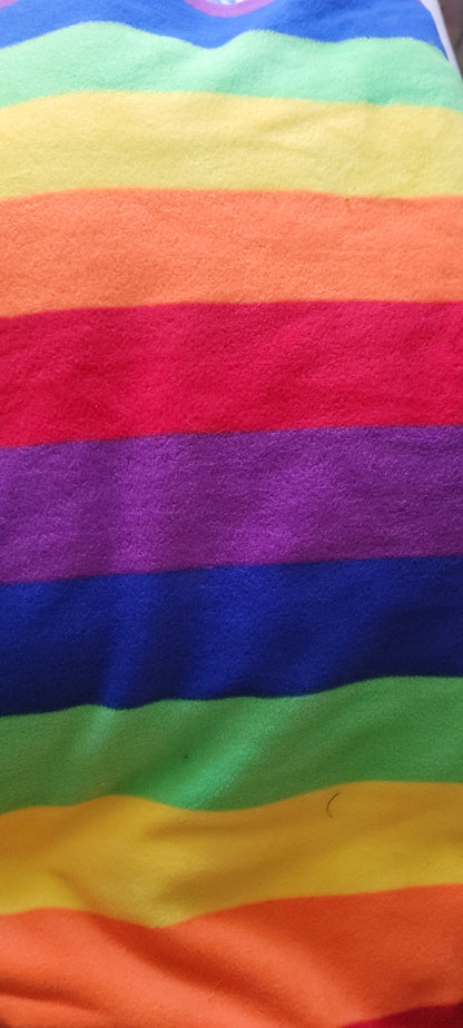 Double-faced Polar fleece hood with neck warmer