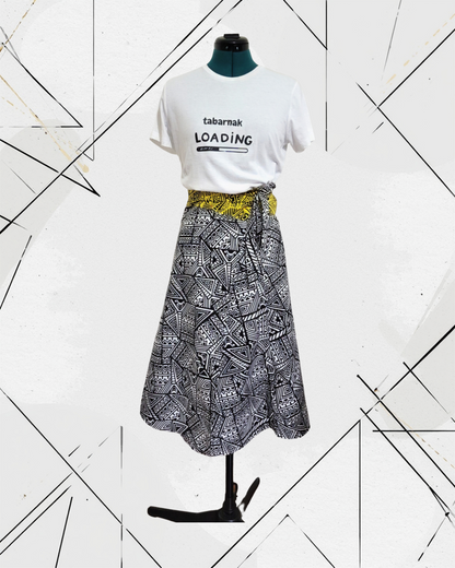 Multi-wear wrap skirt