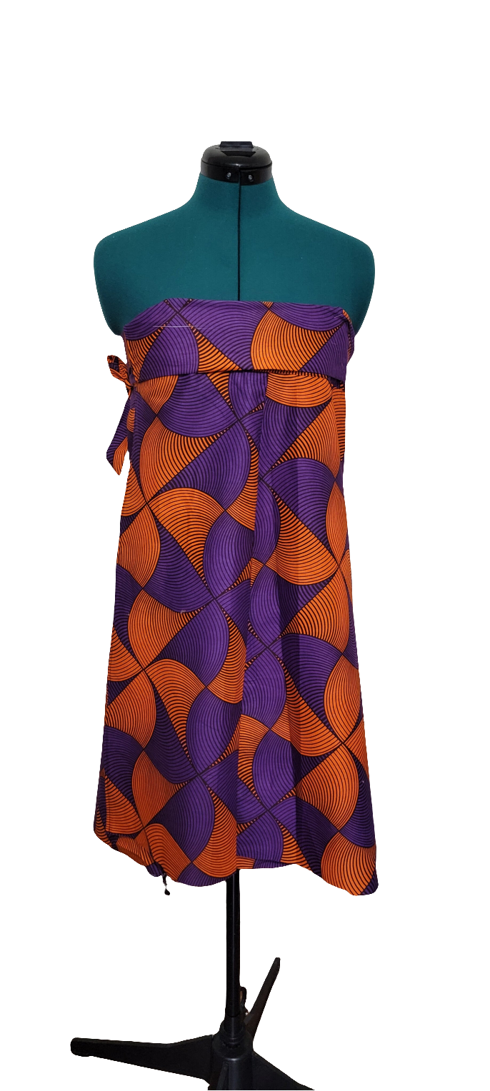 Multi-wear wrap skirt
