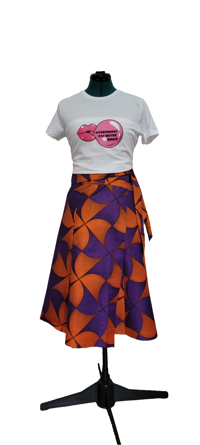 Multi-wear wrap skirt