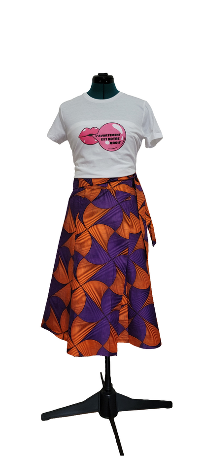 Multi-wear wrap skirt