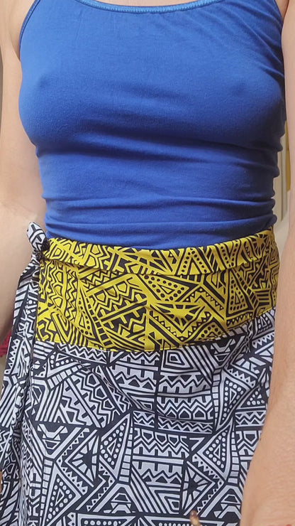 Multi-wear wrap skirt