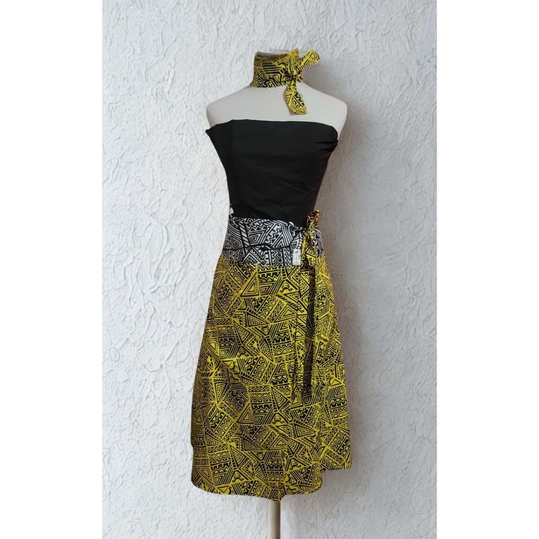 Multi-wear wrap skirt