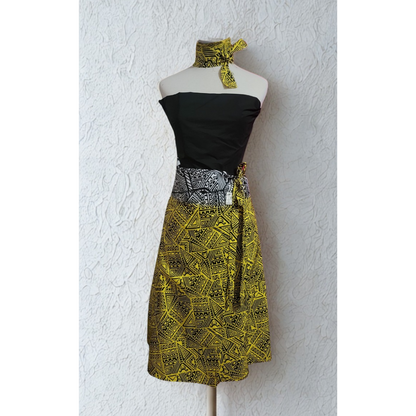 Multi-wear wrap skirt