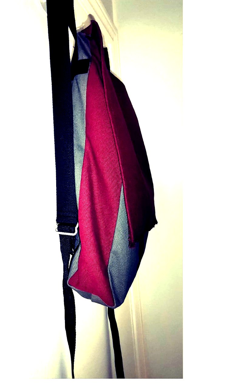 Hand made canvas backpack