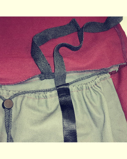 Hand made canvas backpack
