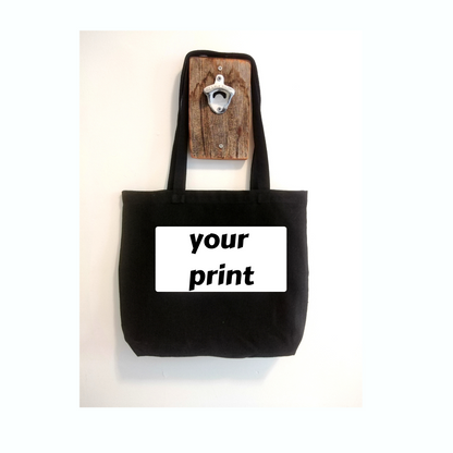 Tote-prints part 1 / Black tote