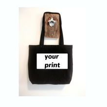 Load image into Gallery viewer, Self determination prints / Black tote
