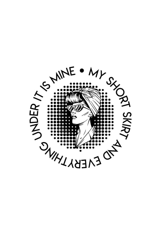 Ladies fit. English DTF prints  ,part 2